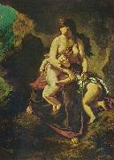 Eugene Delacroix Medea Spain oil painting artist